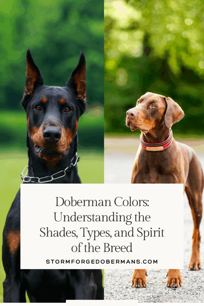 doberman colors