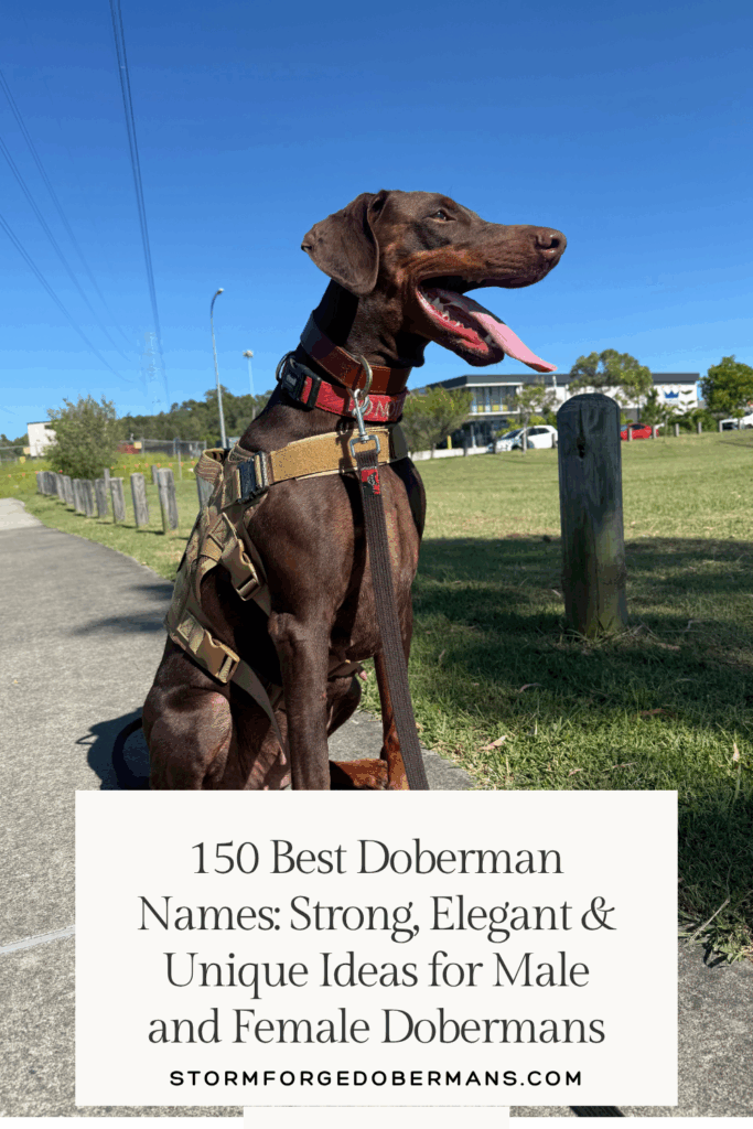 doberman names, female doberman names, male doberman names, puppy names